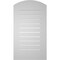 Ekena Millwork Arch Top Surface Mount PVC Gable Vent: Non-Functional, w/ 3-1/2"W x 1"P Standard Frame, 20"W x 34"H GVPAR20X3401SN - alternate 2